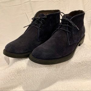 Men’s Italian Blue Suede boots